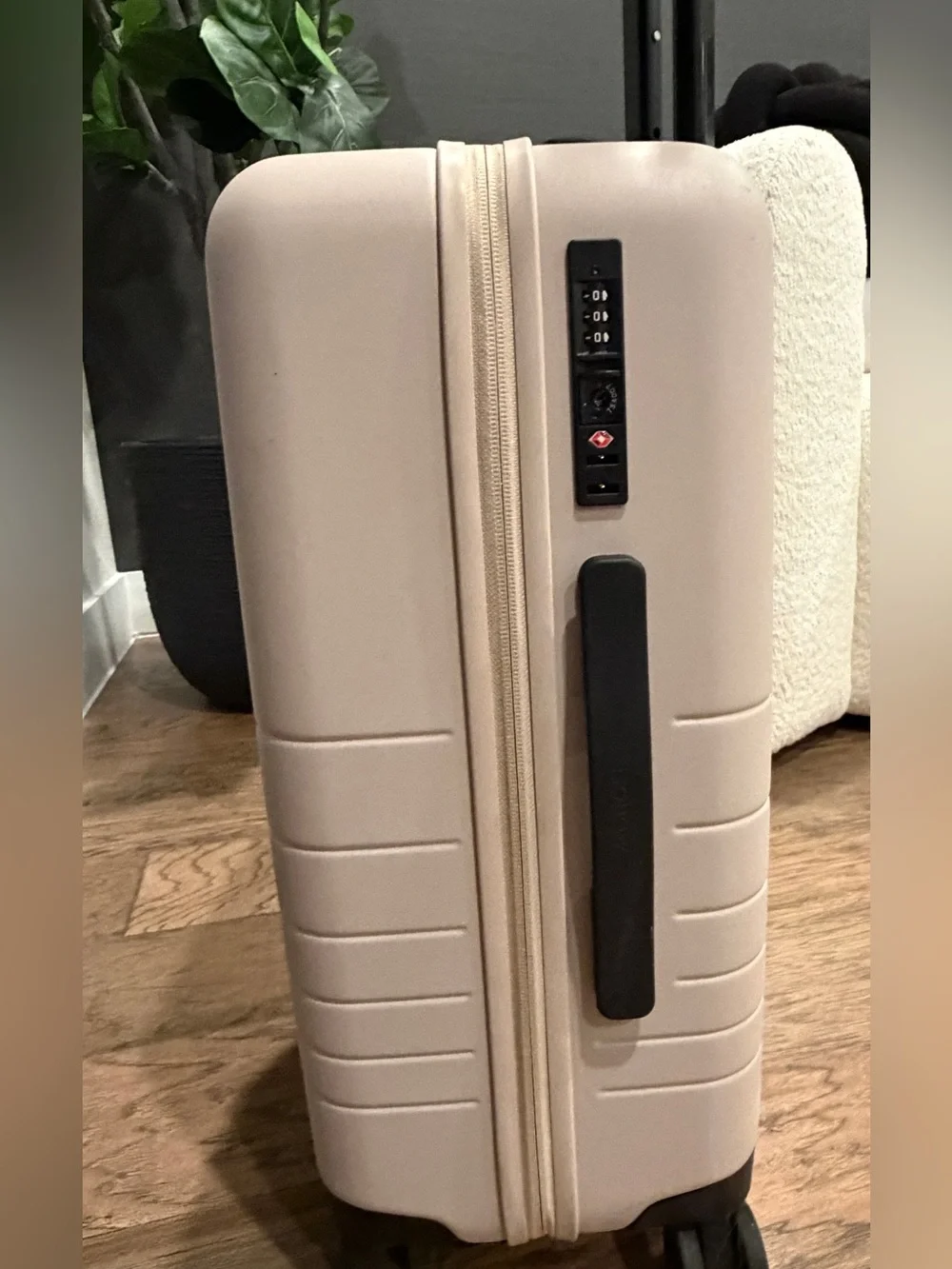 Monos Carry-On Suitcase in desert Taupe